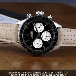 Steinhart Watches Duikhorloges 42 Mm^Ocean One Vintage Chronograaf Ii Zwart