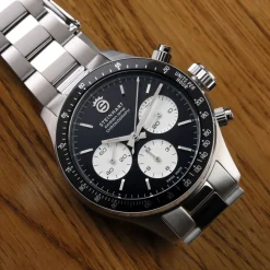 Steinhart Watches Duikhorloges 42 Mm^Ocean One Vintage Chronograaf Ii Zwart