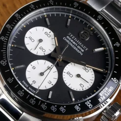 Steinhart Watches Duikhorloges 42 Mm^Ocean One Vintage Chronograaf Ii Zwart