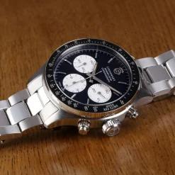 Steinhart Watches Duikhorloges 42 Mm^Ocean One Vintage Chronograaf Ii Zwart