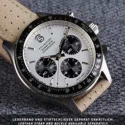Steinhart Watches Duikhorloges 42 Mm^Ocean One Vintage Chronograaf Ii Zilver