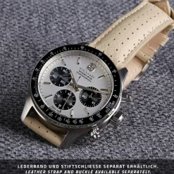 Steinhart Watches Duikhorloges 42 Mm^Ocean One Vintage Chronograaf Ii Zilver