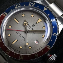 Steinhart Watches Duikhorloges 42 Mm^Ocean One Vintage Dual-Time Premium Duikhorloge