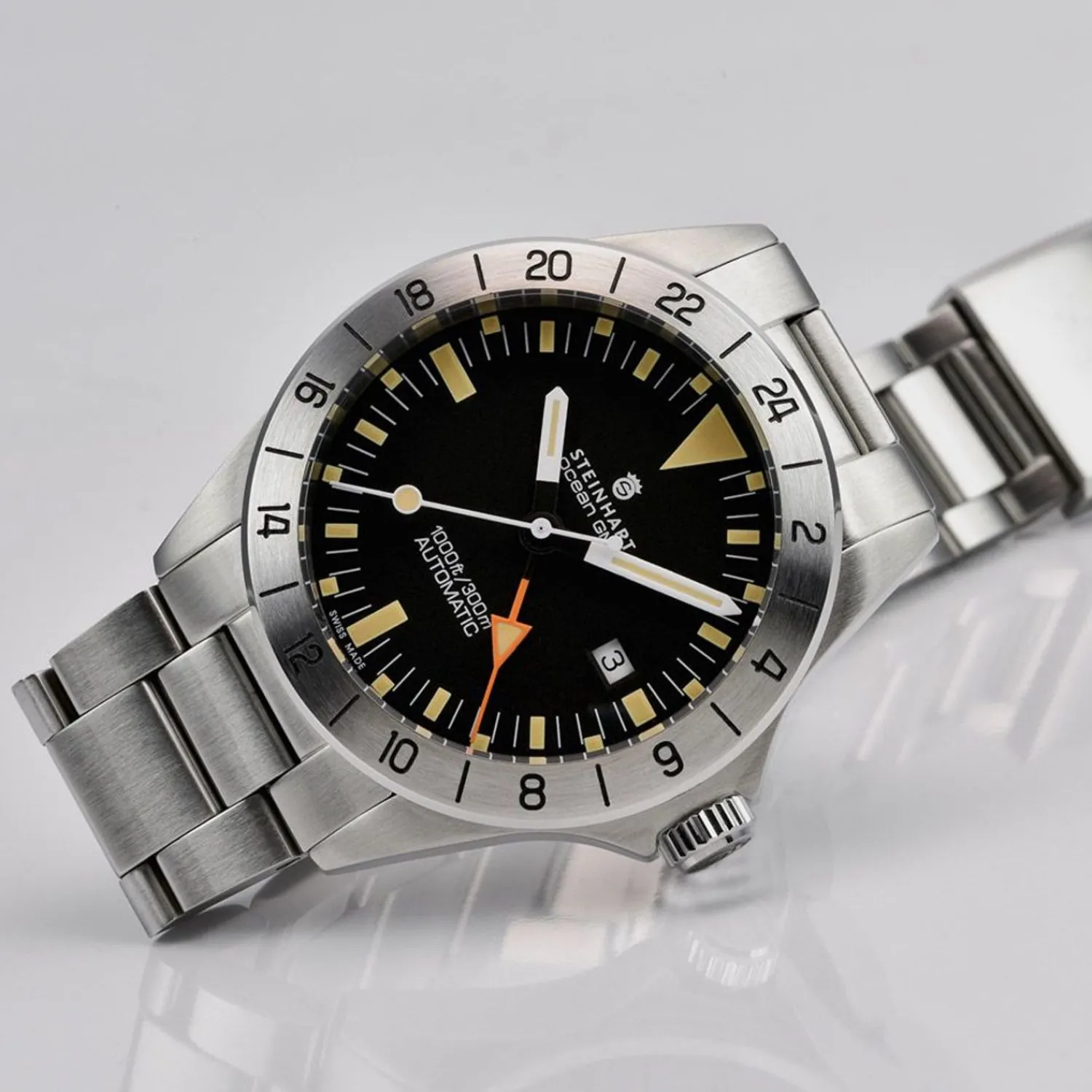 Steinhart Watches Duikhorloges 42 Mm^Ocean One Vintage Gmt Duikerhorloge