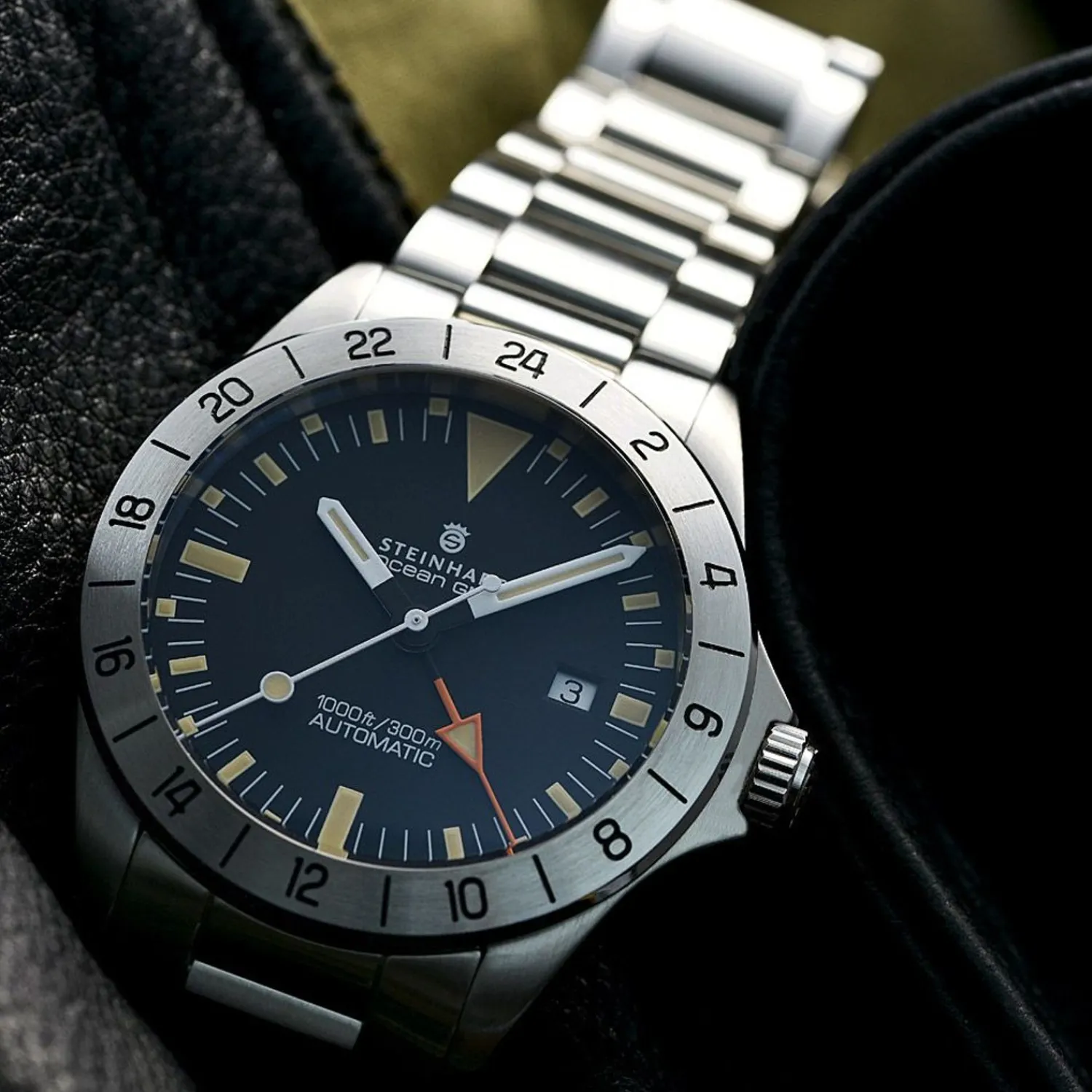 Steinhart Watches Duikhorloges 42 Mm^Ocean One Vintage Gmt Duikerhorloge