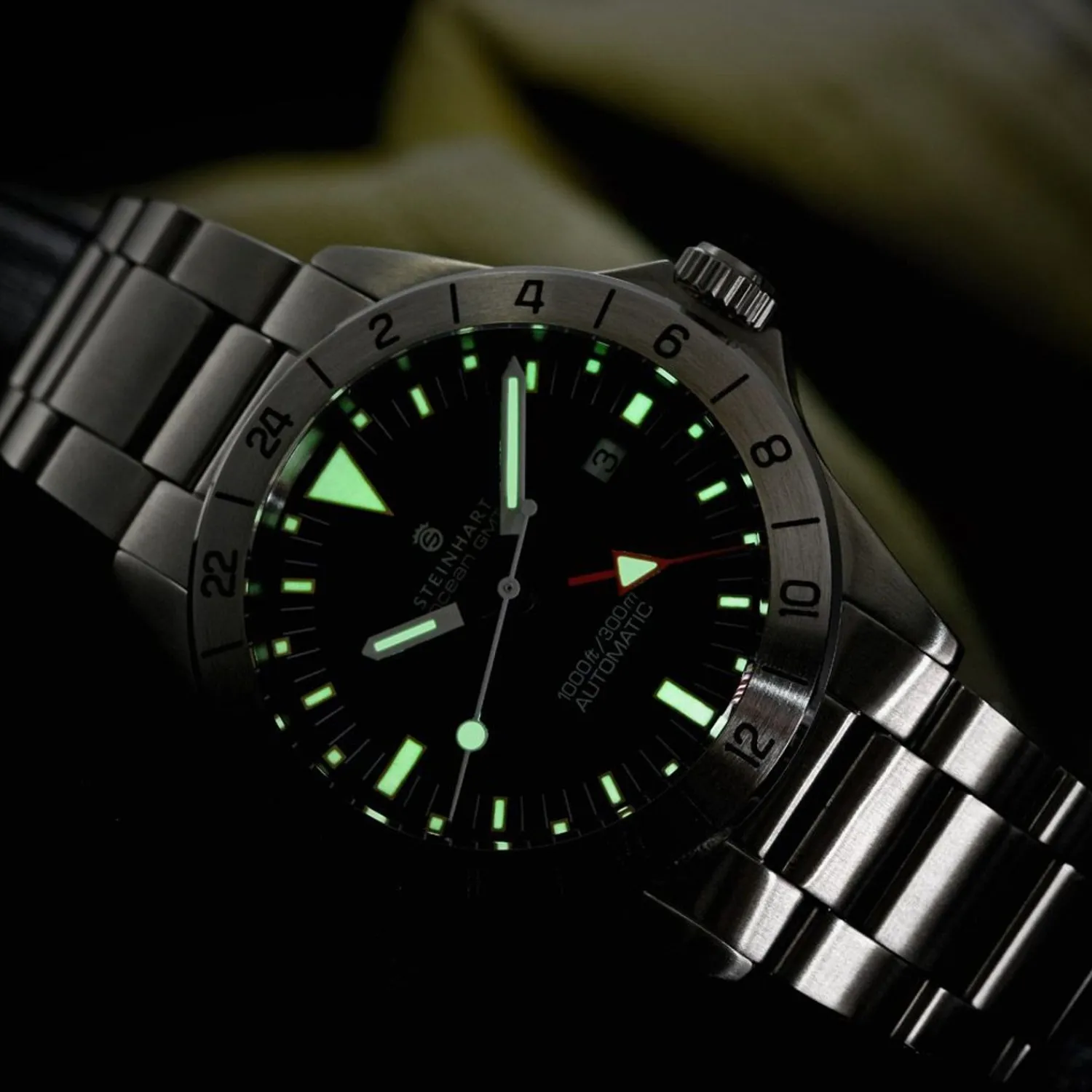 Steinhart Watches Duikhorloges 42 Mm^Ocean One Vintage Gmt Duikerhorloge