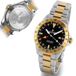 Steinhart Watches Duikhorloges 42 Mm^Ocean One Vintage Gmt Tweekleurig