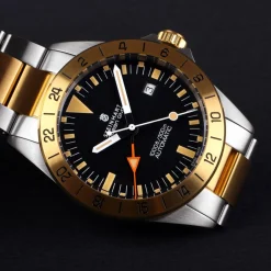 Steinhart Watches Duikhorloges 42 Mm^Ocean One Vintage Gmt Tweekleurig