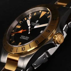 Steinhart Watches Duikhorloges 42 Mm^Ocean One Vintage Gmt Tweekleurig