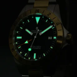 Steinhart Watches Duikhorloges 42 Mm^Ocean One Vintage Gmt Tweekleurig