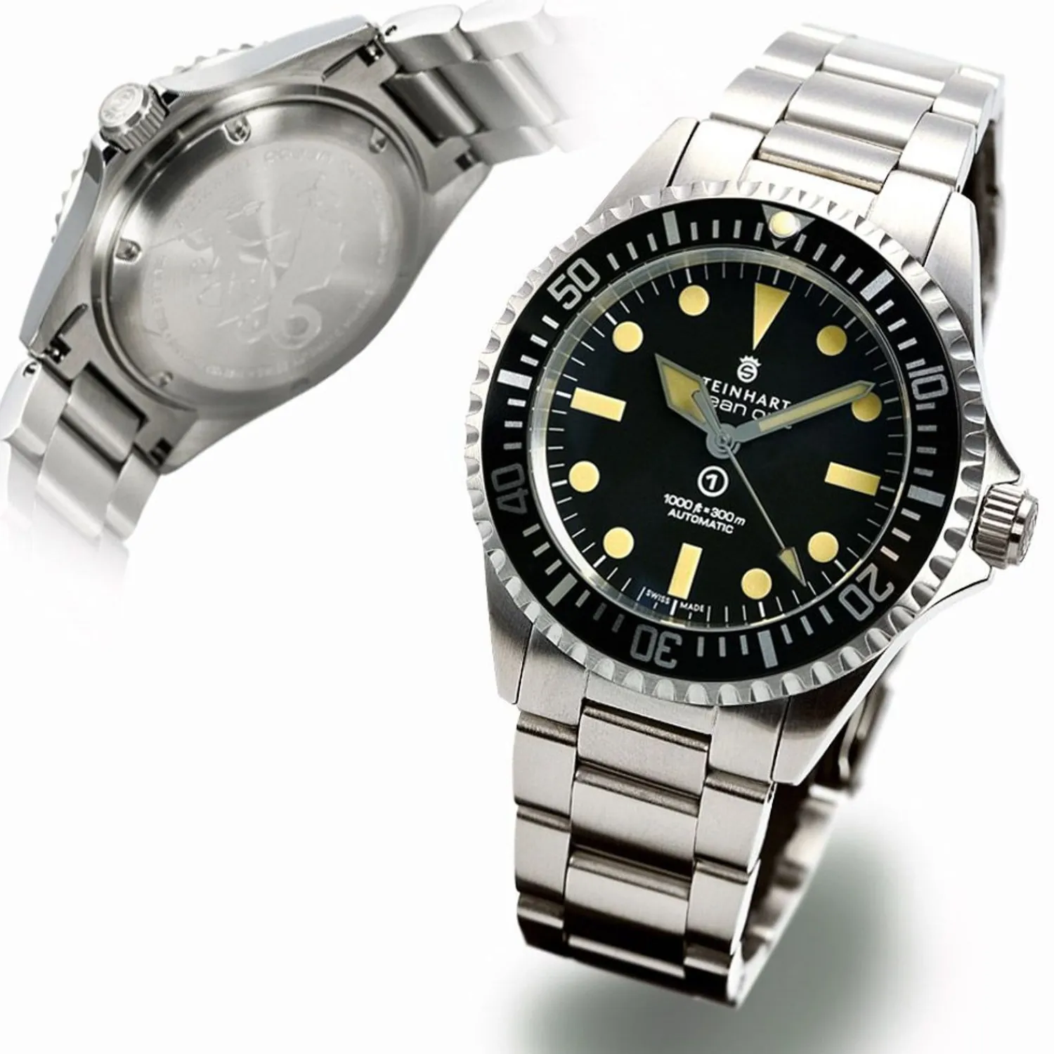 Steinhart Watches Duikhorloges 42 Mm^Ocean One Vintage Militair Duikhorloge