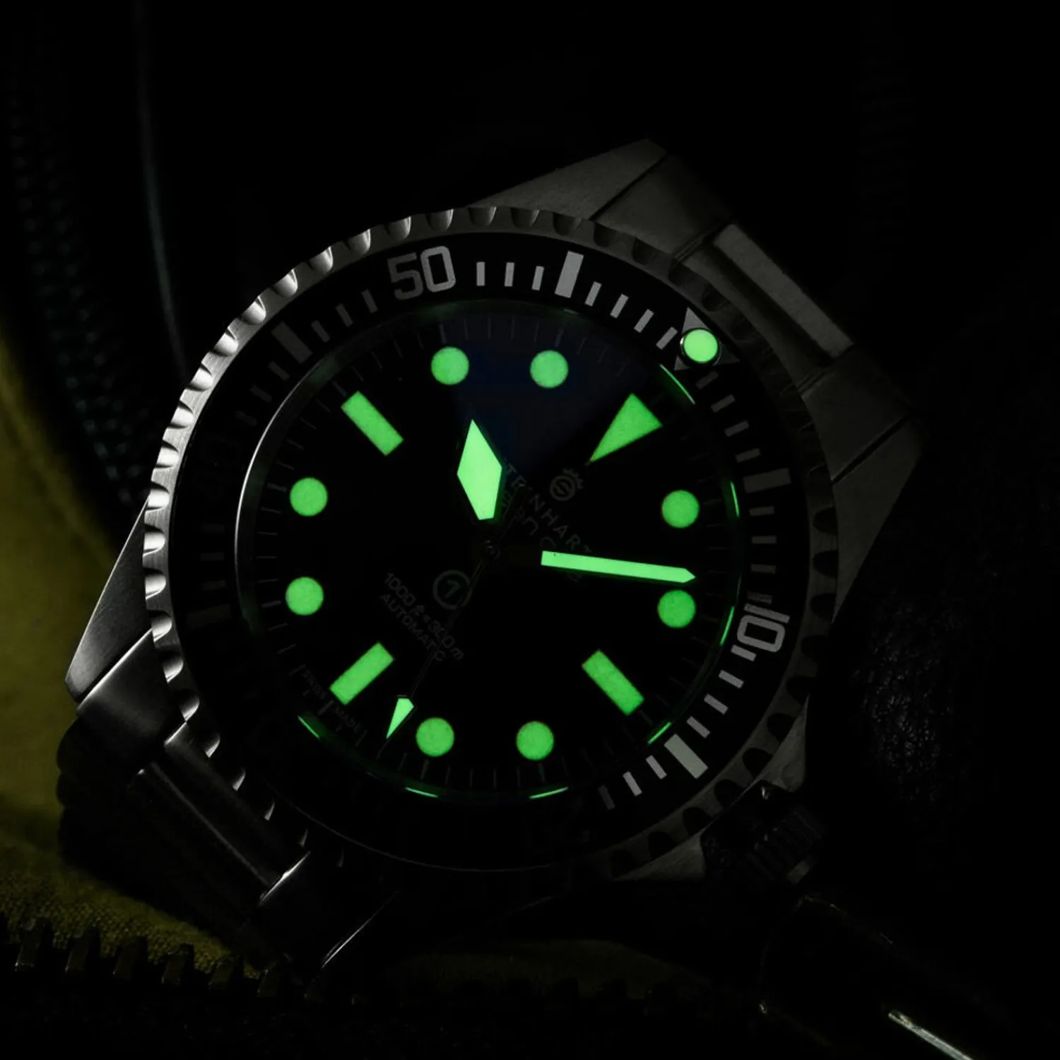 Steinhart Watches Duikhorloges 42 Mm^Ocean One Vintage Militair Duikhorloge