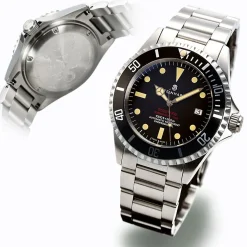 Steinhart Watches Duikhorloges 42 Mm^Ocean One Vintage Rood Duikhorloge