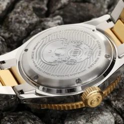 Steinhart Watches Duikhorloges 42 Mm^Ocean One Vintage Tweekleurig Duikhorloge