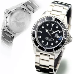 Steinhart Watches Duikhorloges 42 Mm^Ocean One Zwart Duikhorloge