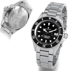 Steinhart Watches Duikhorloges 42 Mm^Ocean One Zwart Keramiek Duikhorloge