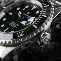 Steinhart Watches Duikhorloges 42 Mm^Ocean One Zwart Keramiek Duikhorloge