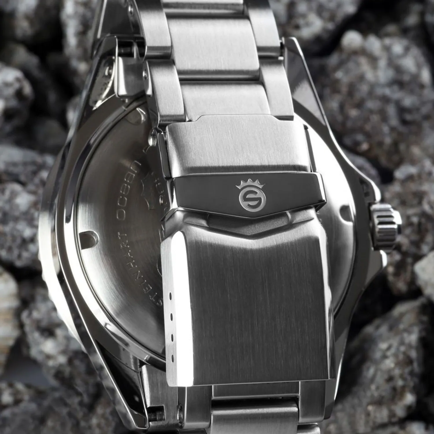 Steinhart Watches Duikhorloges 42 Mm^Ocean One Zwart Keramiek Duikhorloge