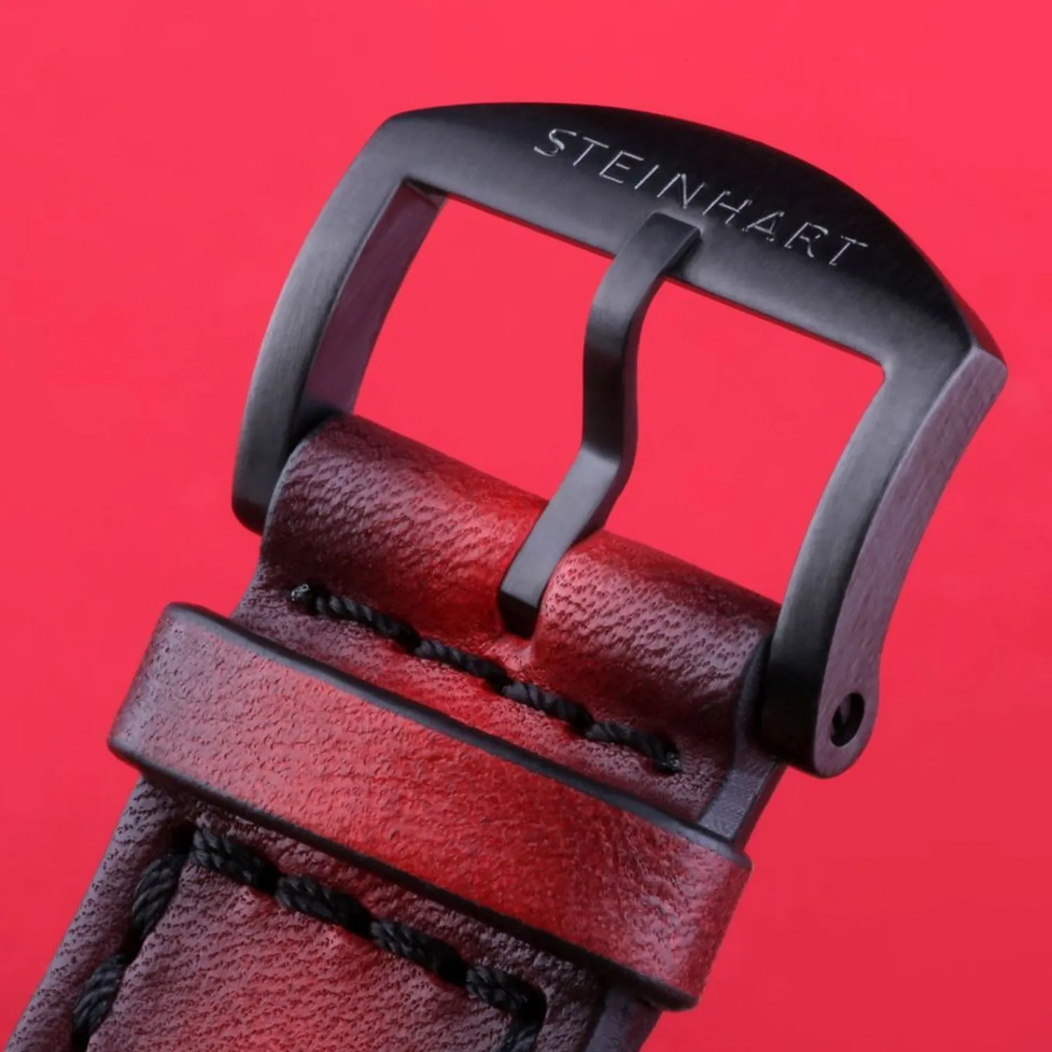 Steinhart Watches Duikhorloges 42 Mm^Ocean 2 Premium Carbon Rood Duikhorloge