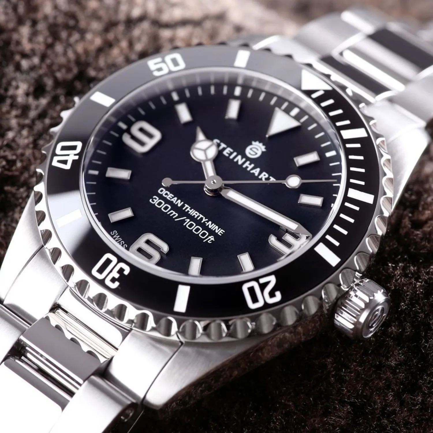 Steinhart Watches Premium Lijn^Ocean 39 Premium 904 Duikershorloge