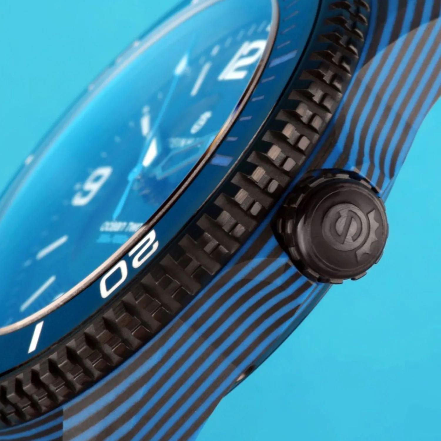 Steinhart Watches Duikhorloges 42 Mm^Ocean 2 Premium Koolstofblauw Duikhorloge