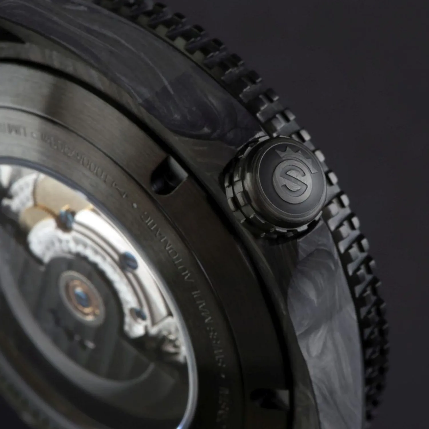 Steinhart Watches Duikhorloges 42 Mm^Ocean 2 Premium Koolstofzwart Duikhorloge