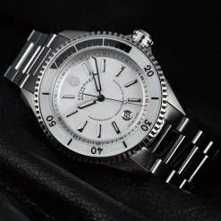 Steinhart Watches Premium Lijn^Ocean 2 Premium Wit Duikhorloge