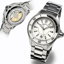 Steinhart Watches Duikhorloges 42 Mm^Ocean 2 Premium Wit Duikhorloge