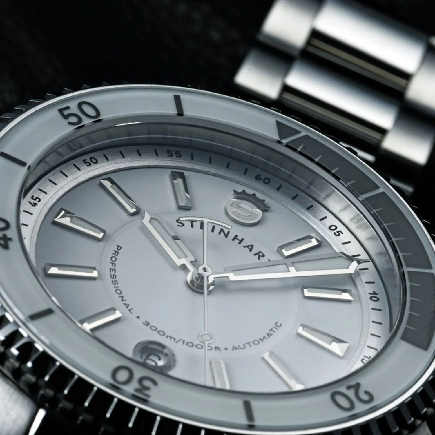 Steinhart Watches Duikhorloges 42 Mm^Ocean 2 Premium Wit Duikhorloge