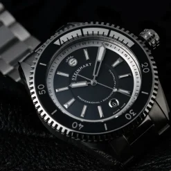 Steinhart Watches Premium Lijn^Ocean 2 Premium Zwart Duikhorloge