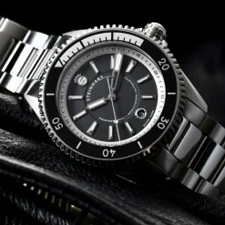 Steinhart Watches Duikhorloges 42 Mm^Ocean 2 Premium Zwart Duikhorloge