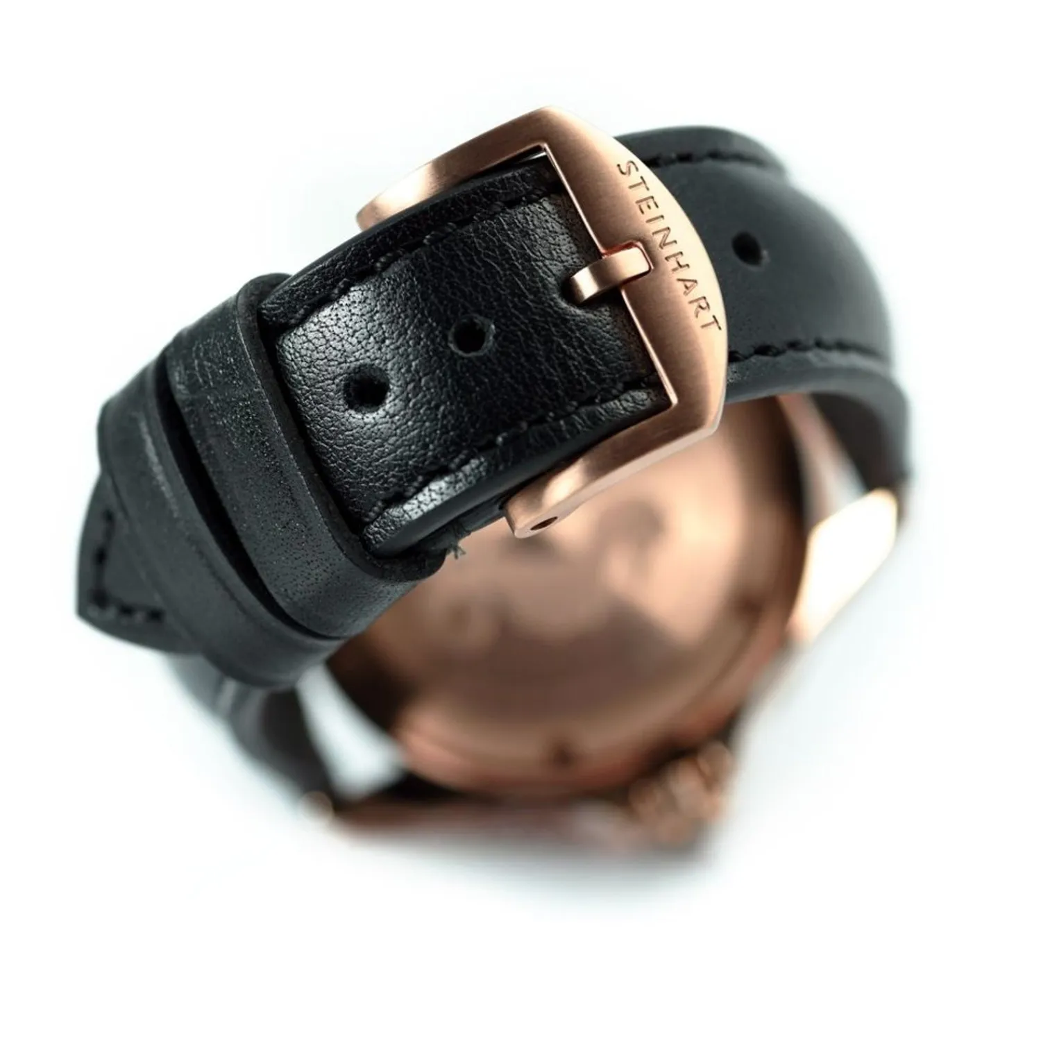 Steinhart Watches Duikhorloges 39 Mm^Ocean 39 Roze-Gouden Keramiek Duikhorloge
