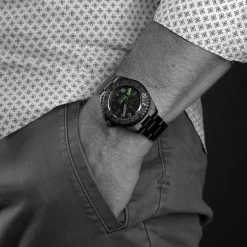 Steinhart Watches Duikhorloges 39 Mm^Ocean 39 Titanium Gmt Phantom Groen