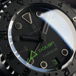 Steinhart Watches Duikhorloges 39 Mm^Ocean 39 Titanium Gmt Phantom Groen