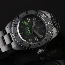 Steinhart Watches Duikhorloges 39 Mm^Ocean 39 Titanium Gmt Phantom Groen