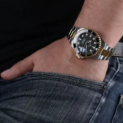 Steinhart Watches Duikhorloges 39 Mm^Ocean 39 Tweekleurig Duikhorloge