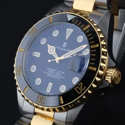 Steinhart Watches Duikhorloges 39 Mm^Ocean 39 Tweekleurig Duikhorloge