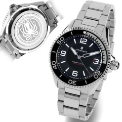 Steinhart Watches Duikhorloges 42 Mm^Ocean 2 Zwart Duikhorloge
