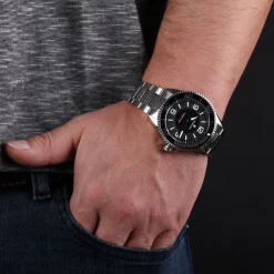 Steinhart Watches Duikhorloges 42 Mm^Ocean 2 Zwart Duikhorloge