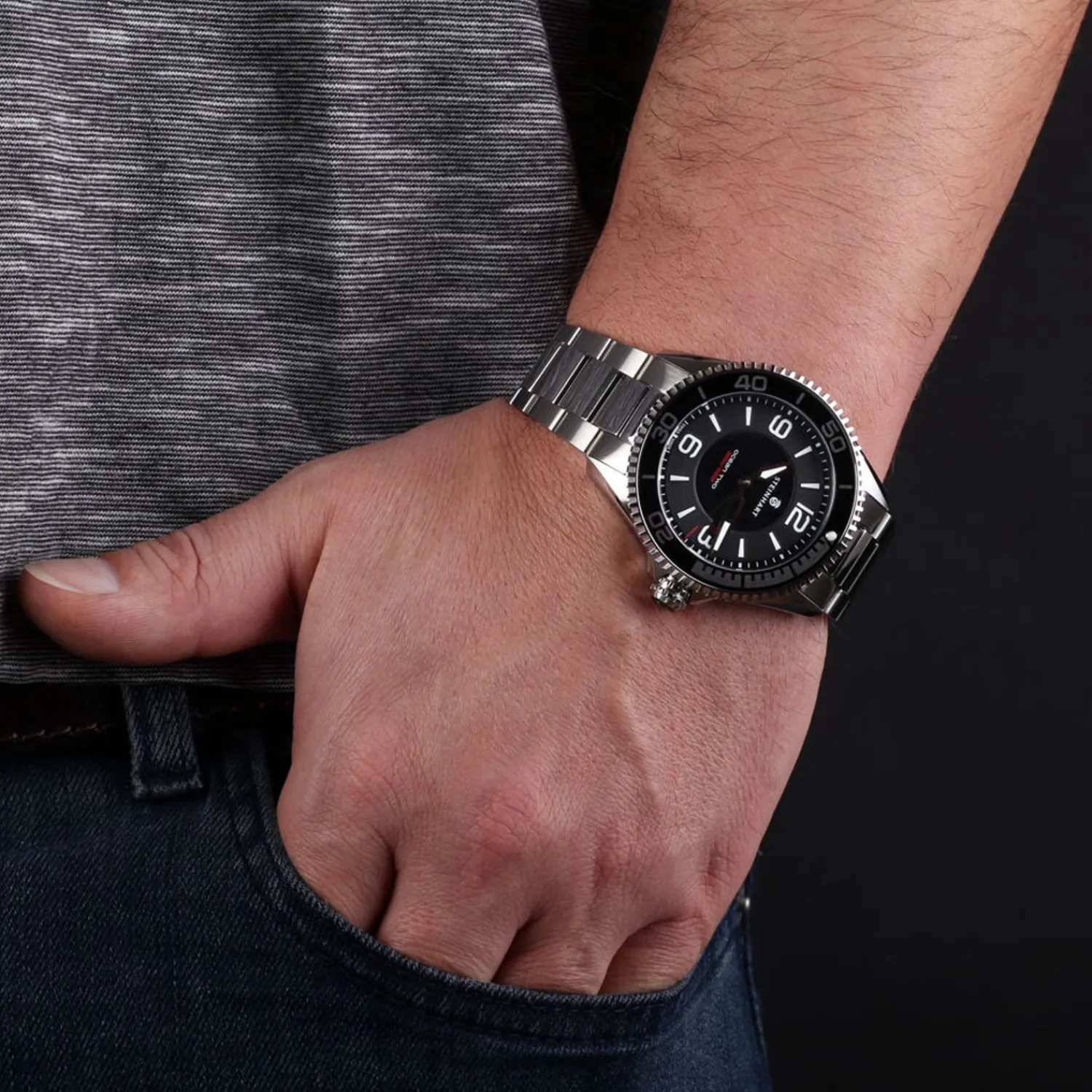 Steinhart Watches Duikhorloges 42 Mm^Ocean 2 Zwart Duikhorloge