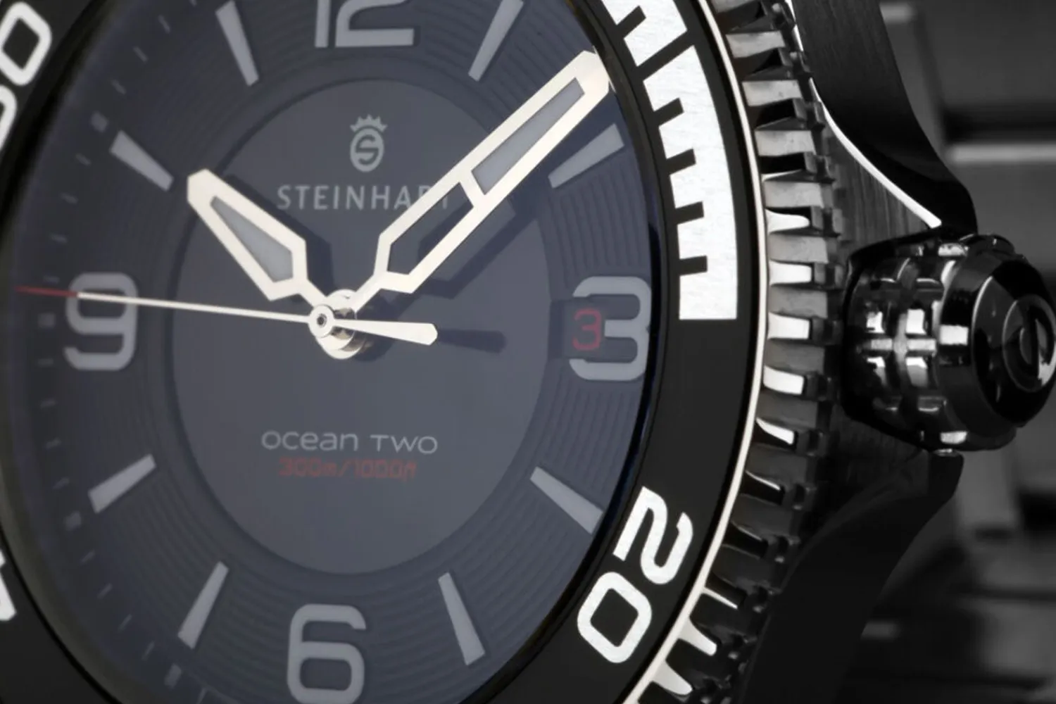 Steinhart Watches Duikhorloges 42 Mm^Ocean 2 Zwart Duikhorloge