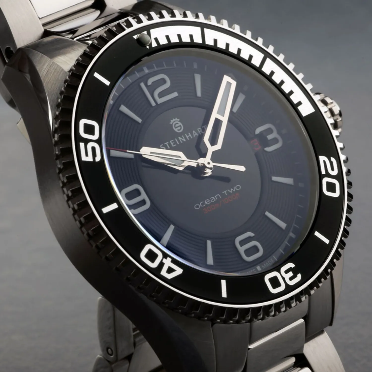 Steinhart Watches Duikhorloges 42 Mm^Ocean 2 Zwart Duikhorloge