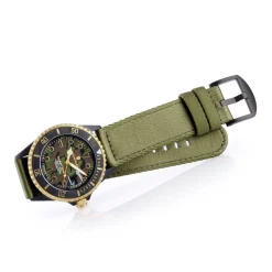Steinhart Watches Duikhorloges 39 Mm^Ocean 39 Zwart Militair Camouflageduikhorloge