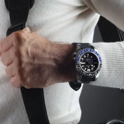 Steinhart Watches Duikhorloges 44 Mm^Reiziger Gmt Blauw Duikhorloge
