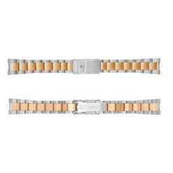 Steinhart Watches Metalen Armbanden^Roestvrij Stalen Armband Tweekleurig 22/18 Voor Ocean One Zonder Eindschakels