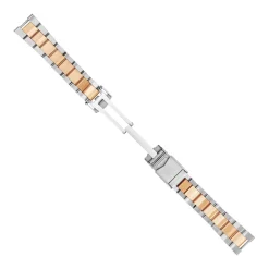 Steinhart Watches Metalen Armbanden^Roestvrij Stalen Armband Tweekleurig 22/18 Voor Ocean One Zonder Eindschakels