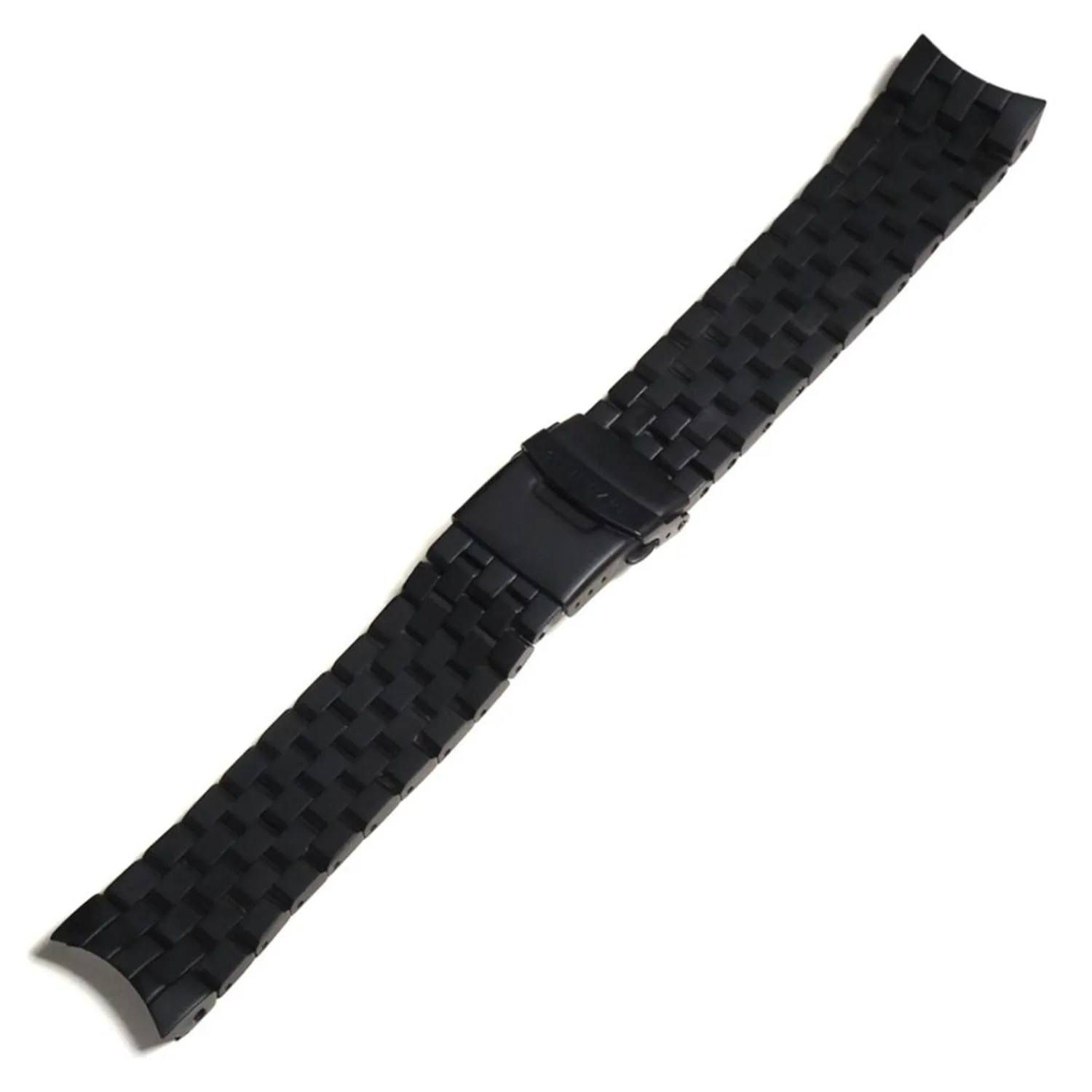 Steinhart Watches Metalen Armbanden^Roestvrij Stalen Armband Voor Triton 100 Atm Zwart Dlc