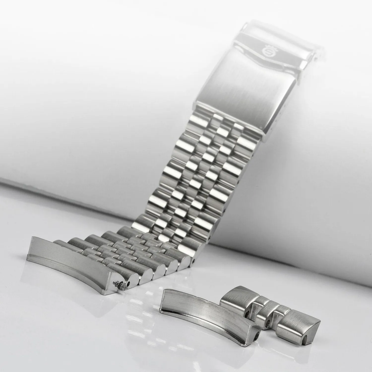 Steinhart Watches Metalen Armbanden^Roestvrij Stalen Armband Voor Ocean One 22/18 5 Lijnen Incl. Eindschakels