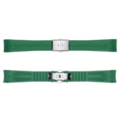 Steinhart Watches Rubberen Banden^Rubberen Band Groen Nieuw 20X18 Mm Voor Ocean 39 Met Sluiting Staal