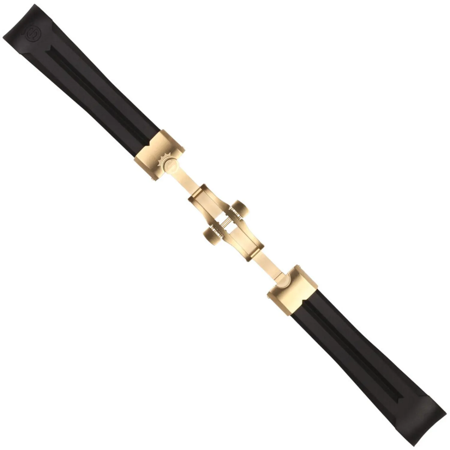 Steinhart Watches Rubberen Banden^Rubberen Band Nieuw 22X18 Mm Voor Ocean 42 Met Gesp Goud